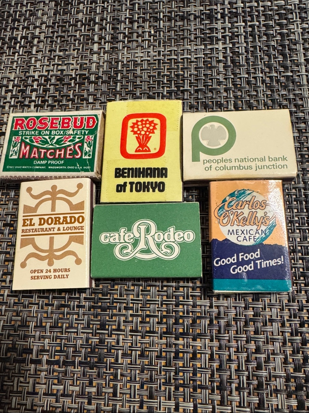 Vintage Matchbox Lot | Colorful Retro Restaurant & Bar Covers